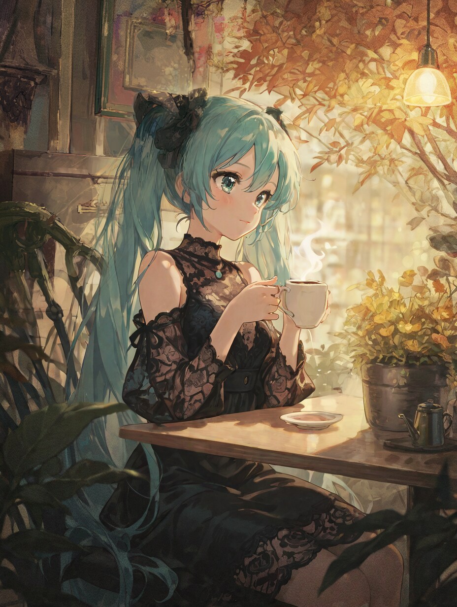 秋の一杯 | の人気AIイラスト・グラビア