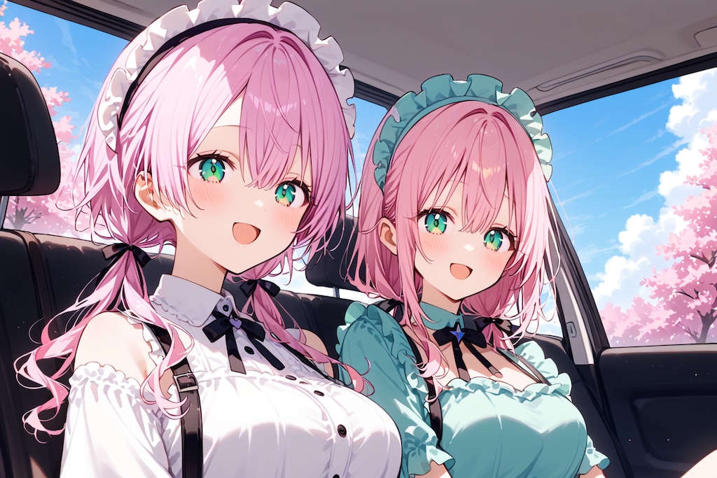 【ボツシリーズ】ドライブ中のうちの子たち