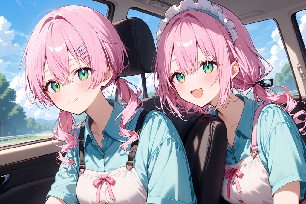 【ボツシリーズ】ドライブ中のうちの子たち