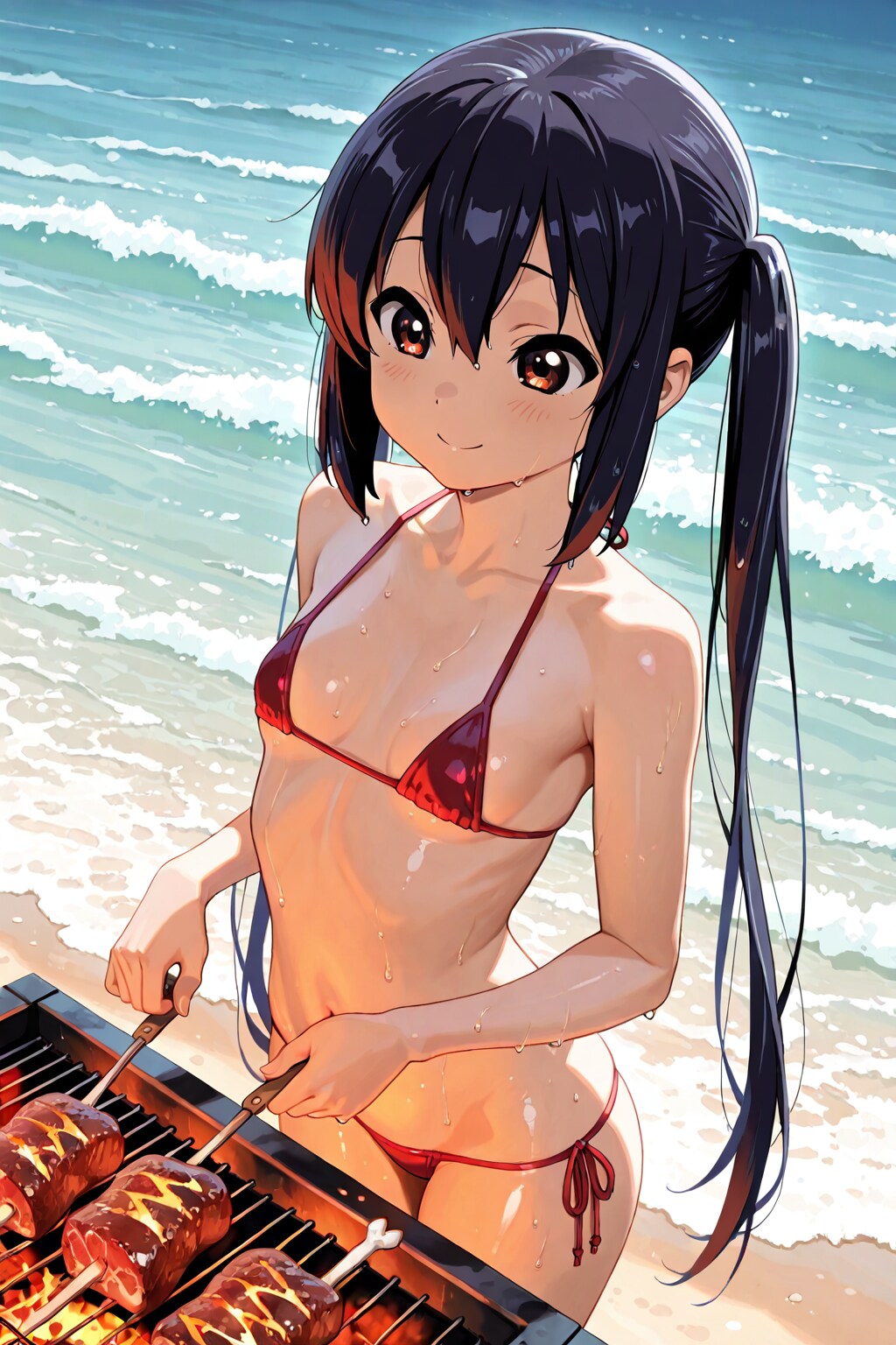 BBQあずにゃん♪