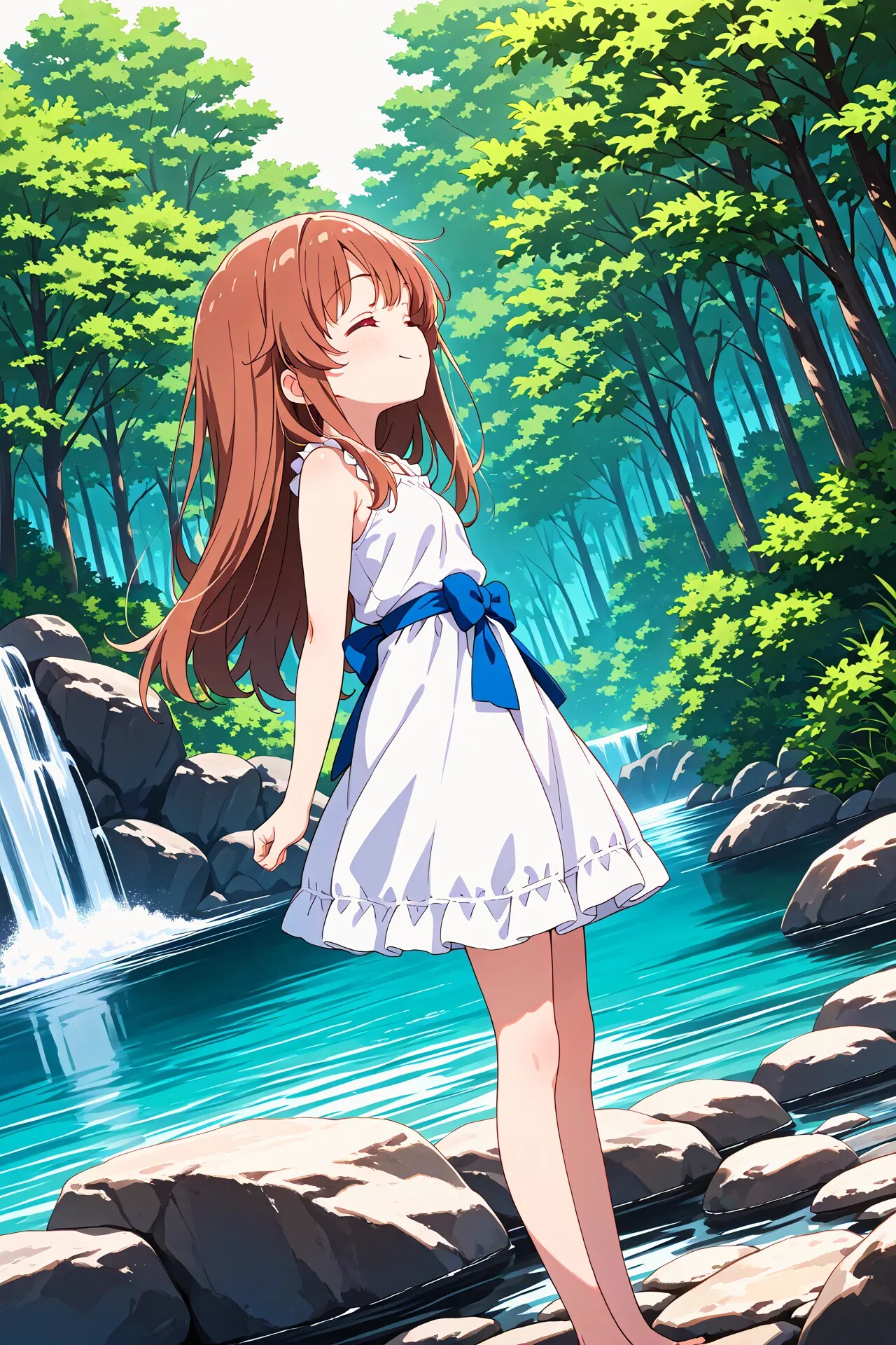 森の中のかえでちゃん