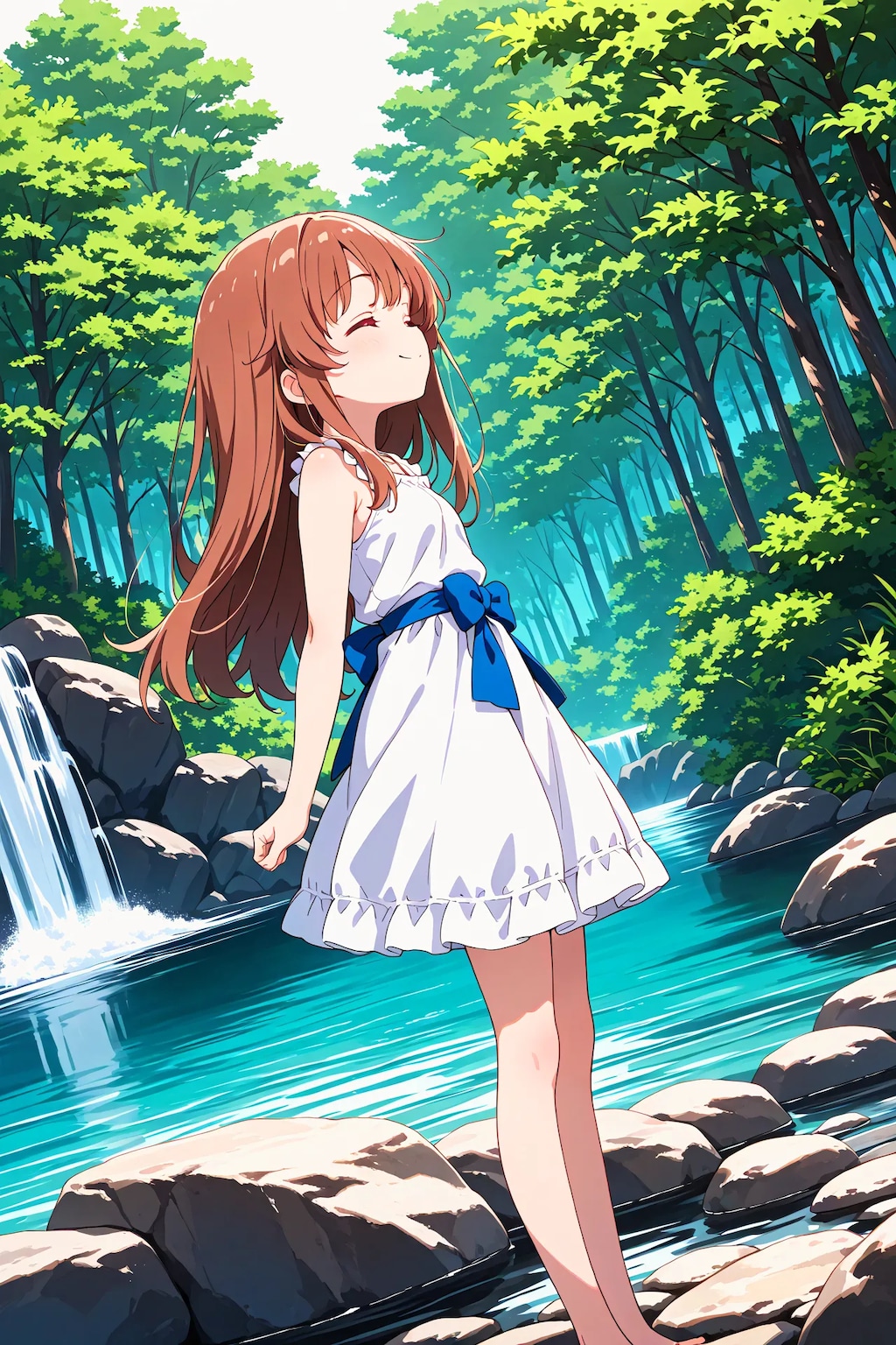 森の中のかえでちゃん