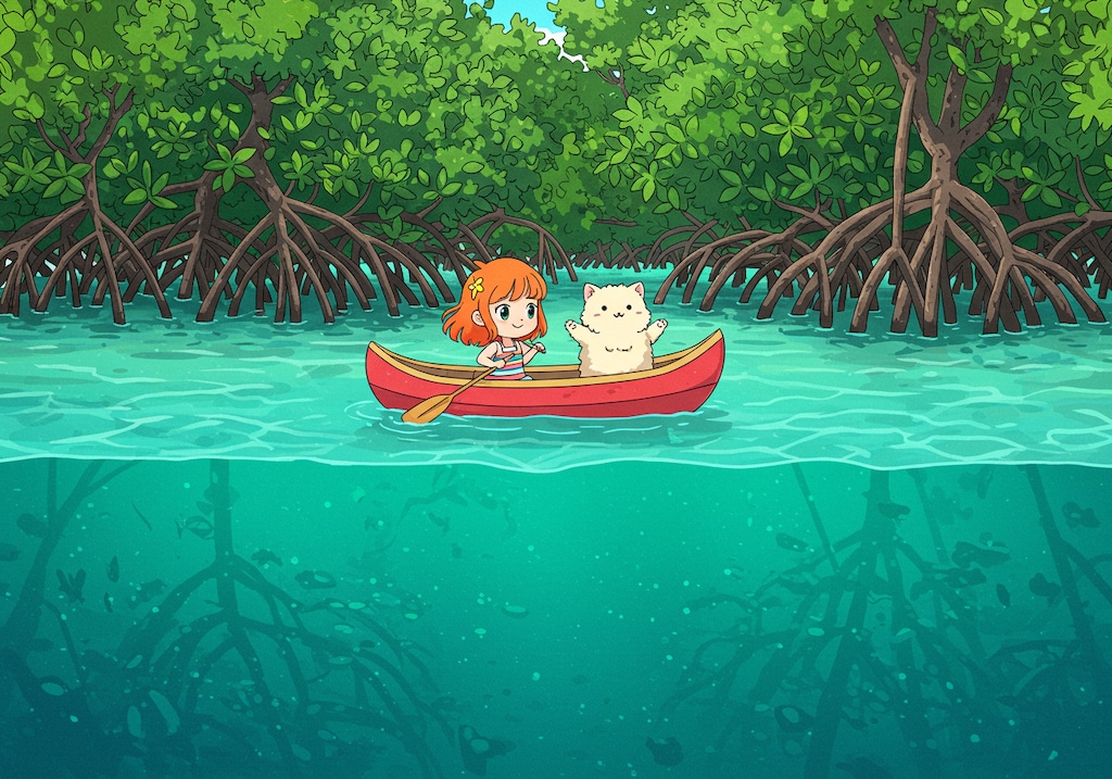 マングローブをゆく