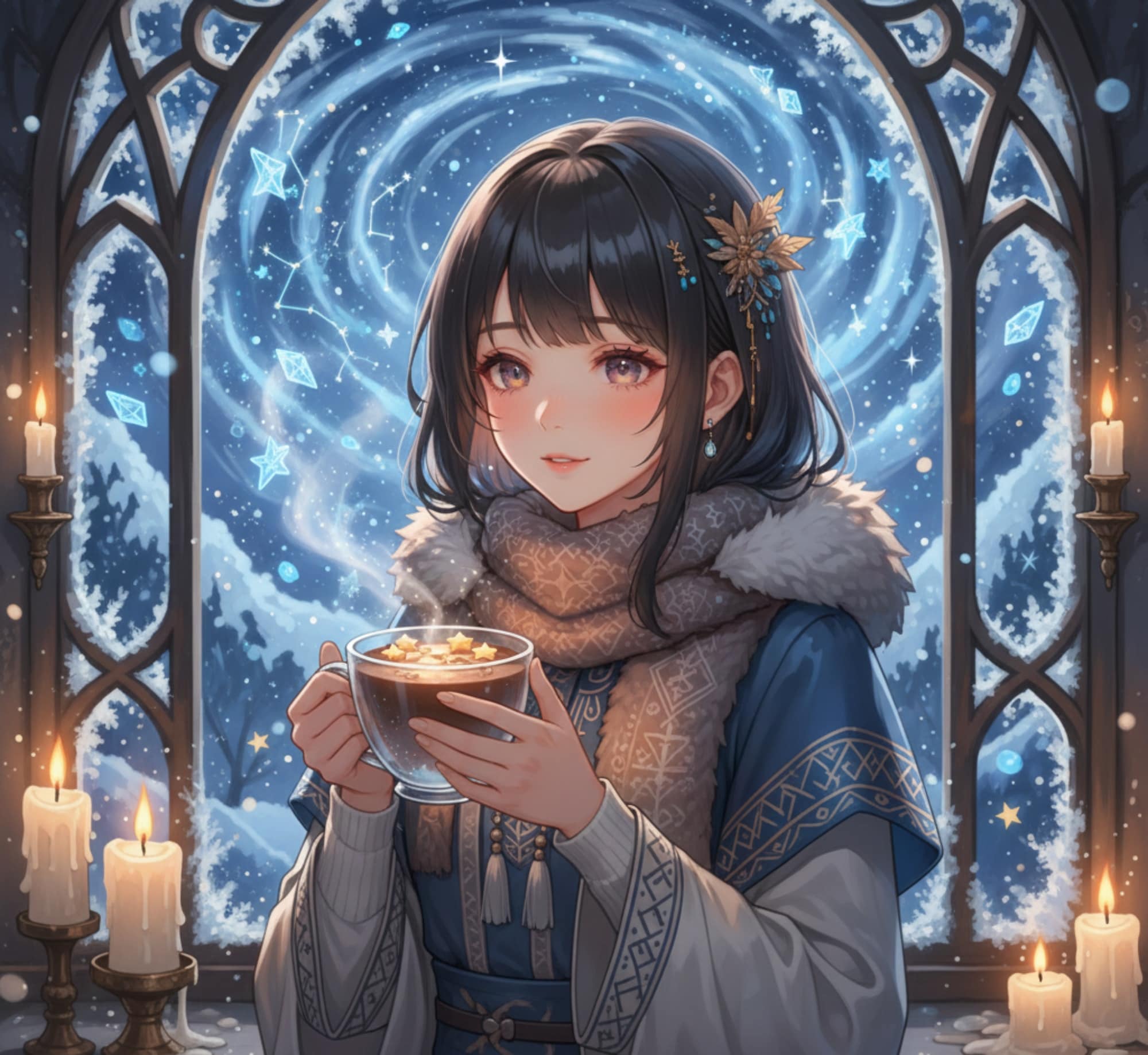 星屑を溶かしたホットココア | の人気AIイラスト・グラビア