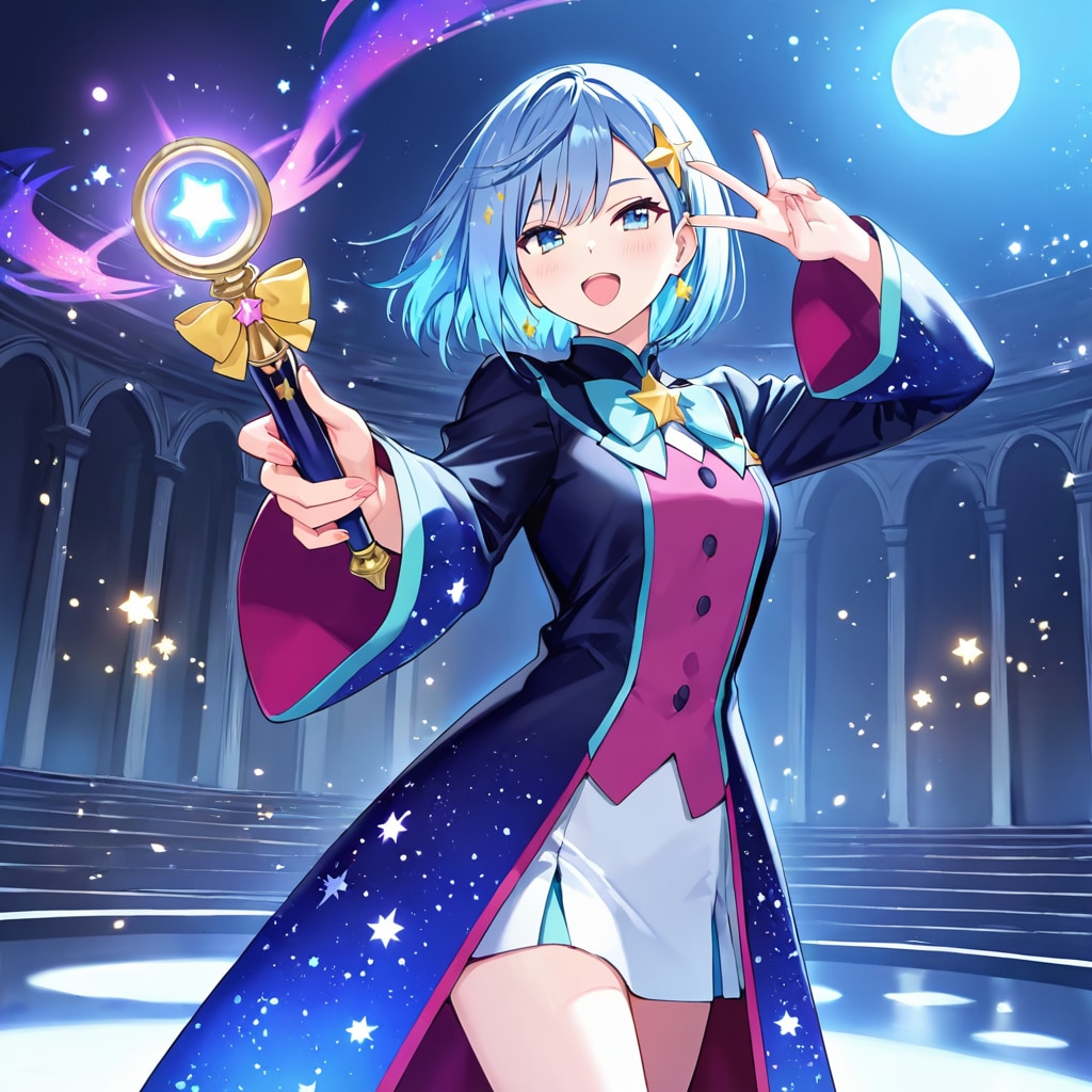月光中庭の魔法演劇ヒロイン
