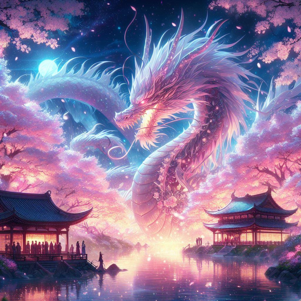 桜の龍