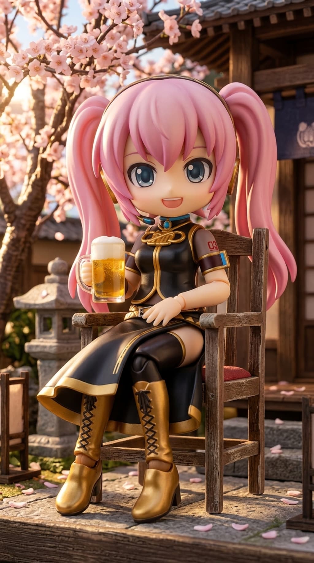 ももツイさん。ビール