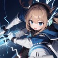 electricity（１単語だけプロンプト） 3枚目