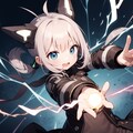 electricity（１単語だけプロンプト） 2枚目