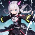 electricity（１単語だけプロンプト） 7枚目