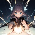 electricity（１単語だけプロンプト） 4枚目