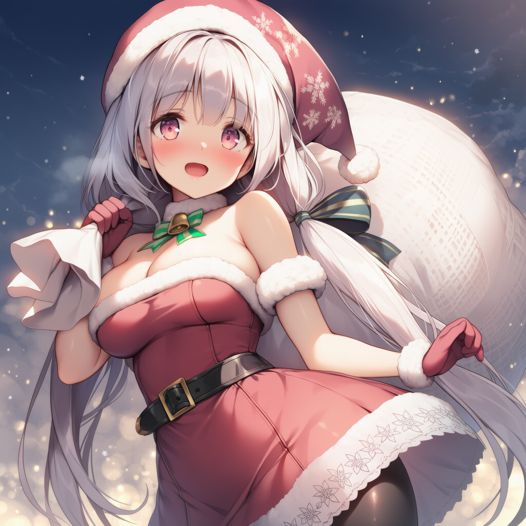 サンタクロース少女(メリークリスマス