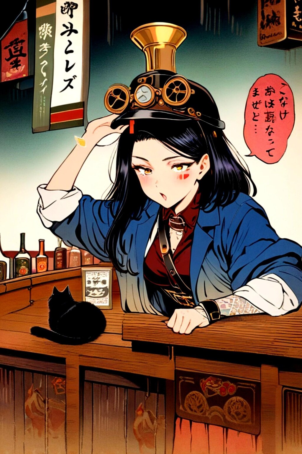 黒髪ちゃんとBarCat