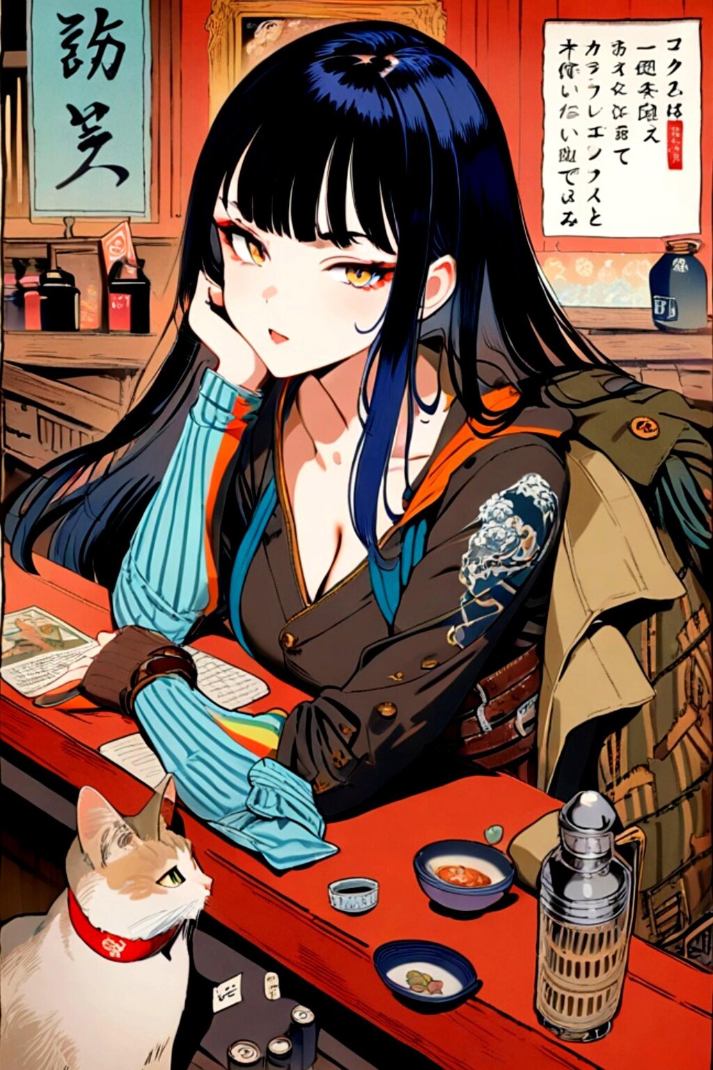 黒髪ちゃんとBarCat