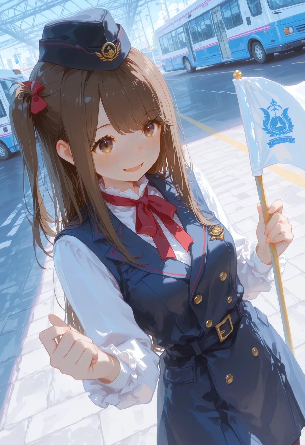 バスガイドさん | の人気AIイラスト・グラビア