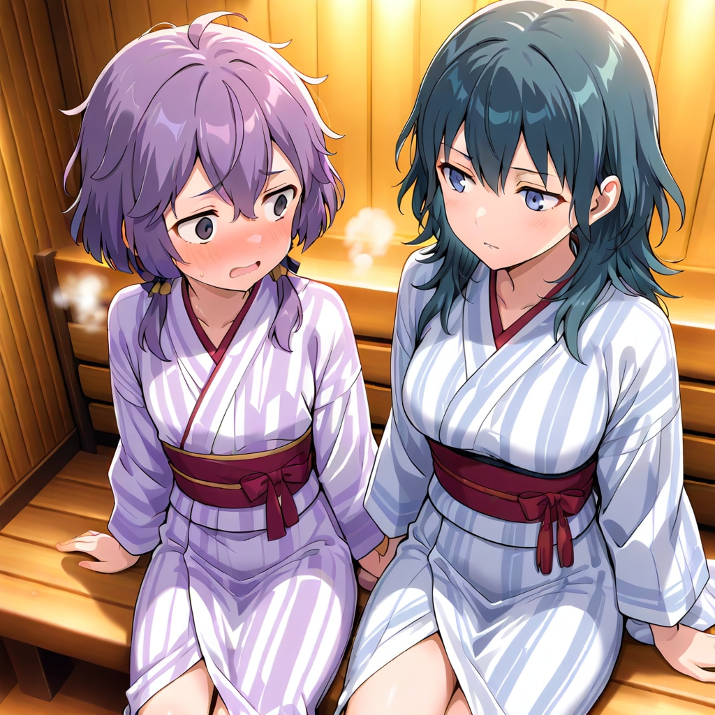 先生とサウナ | の人気AIイラスト・グラビア