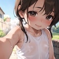 汗だく透け少女 4枚目