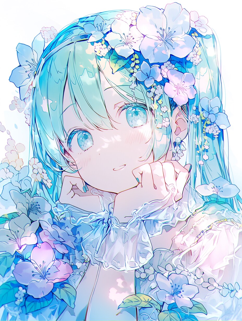 花少女 | の人気AIイラスト・グラビア