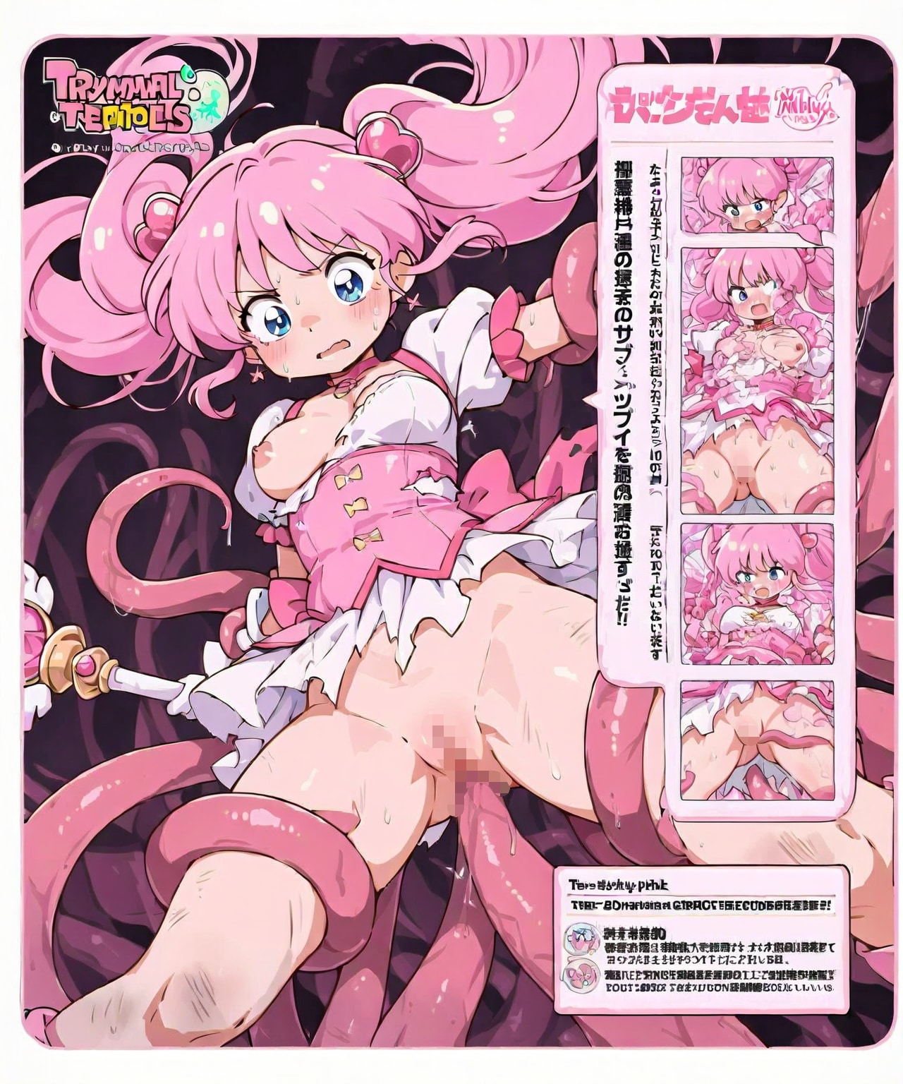 劇場版魔法少女アニメ映画の広告