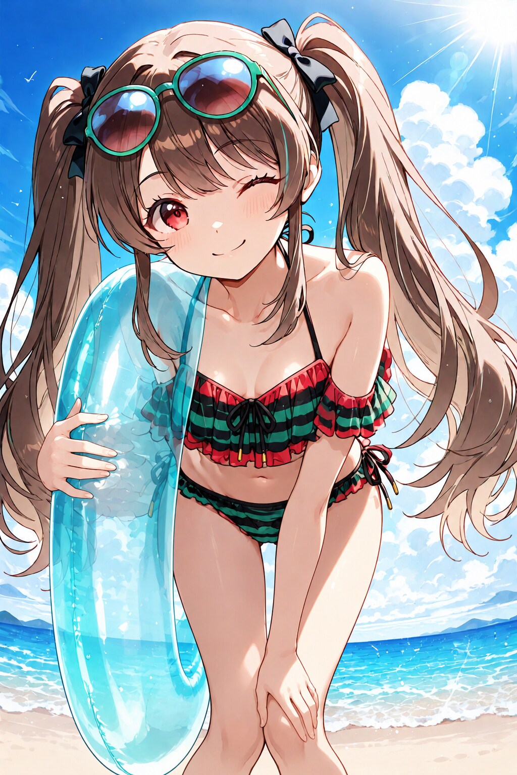 スイカ水着