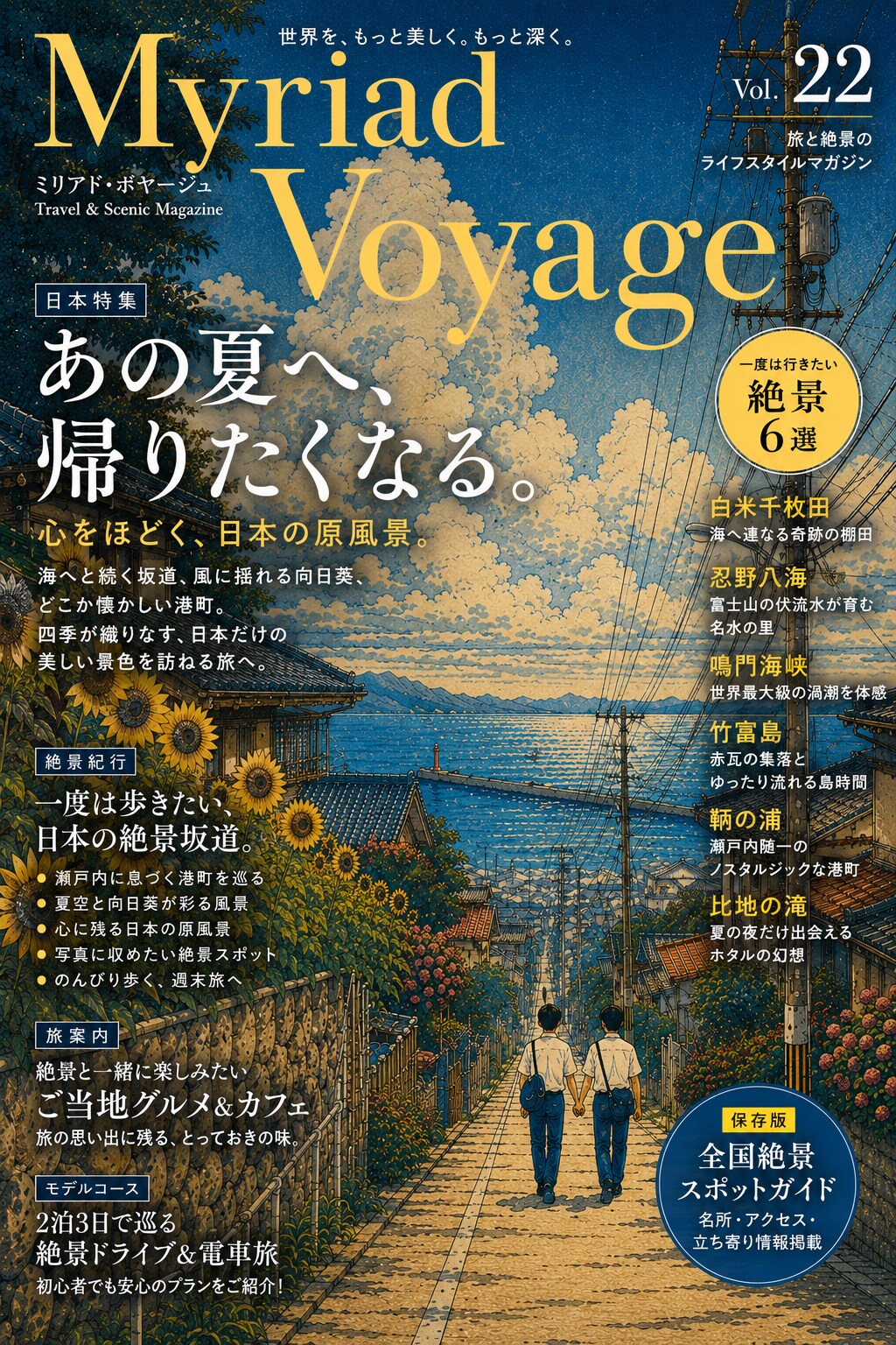 【Myriad Voyage 最新刊】新版画で巡る、日本の絶景紀行