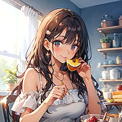 ケーキと彼女