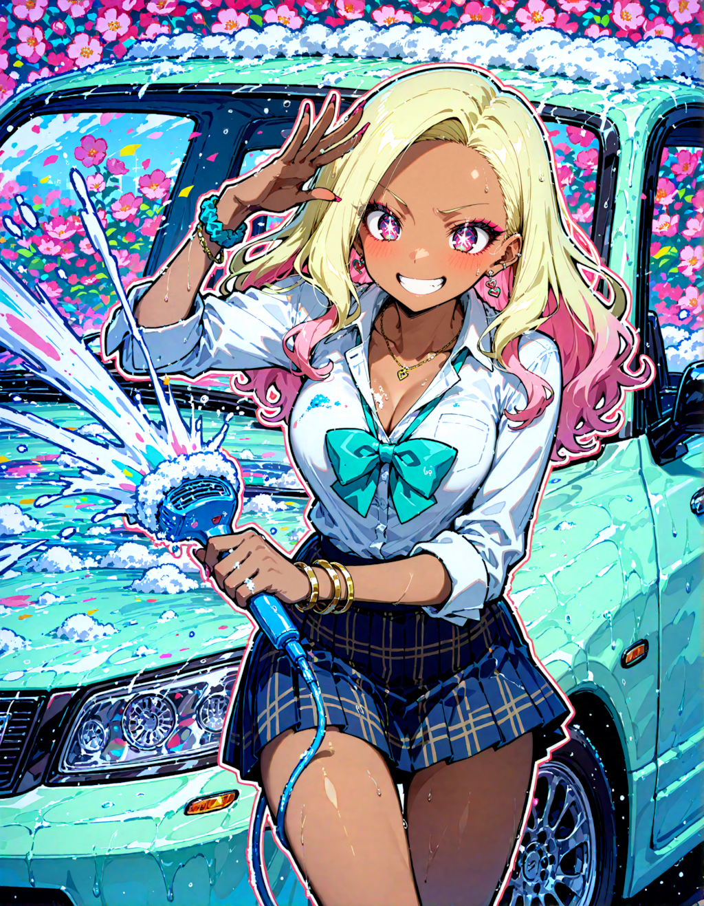 今日は渋谷ギャルの日。洗車の日