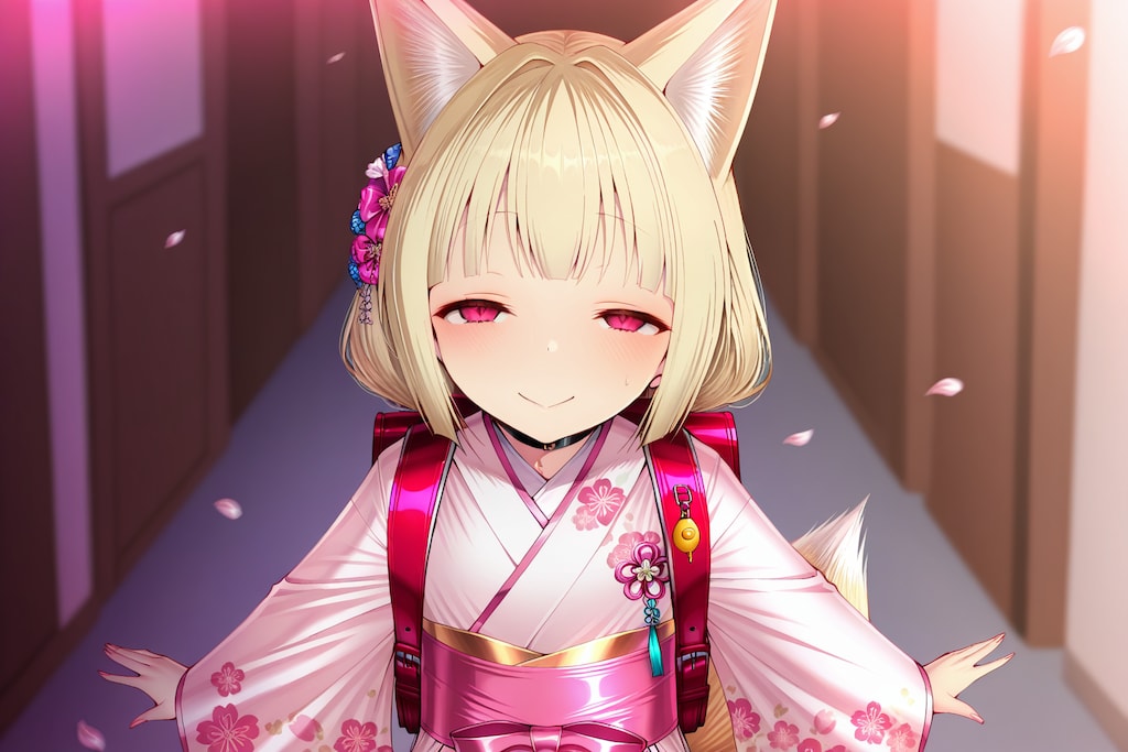 00.入学式の狐娘