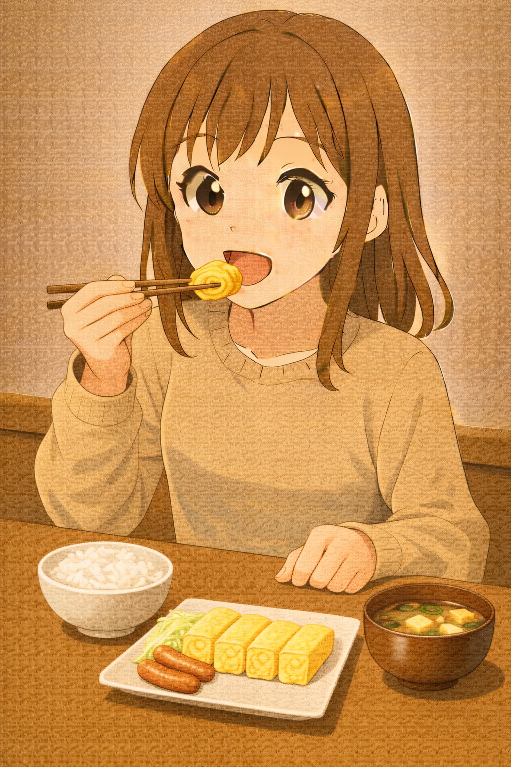 だし巻き玉子 | の人気AIイラスト・グラビア