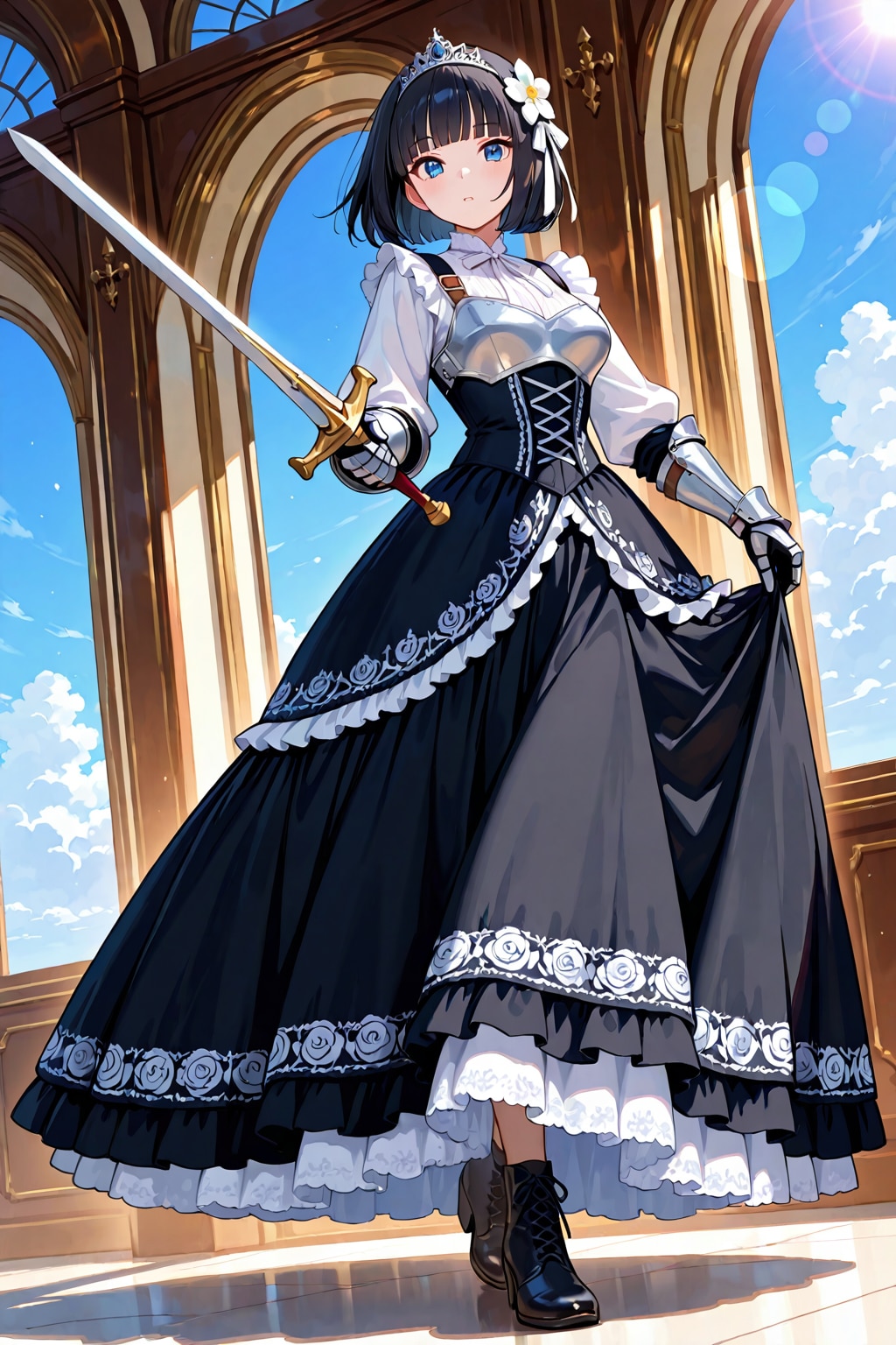 Kurokami Shiori the Princess Knight