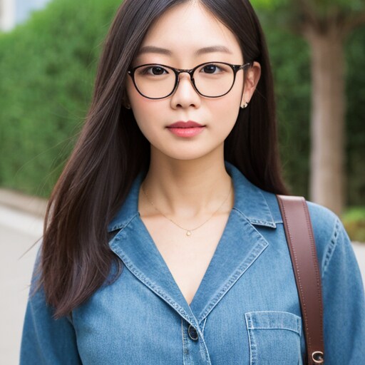 眼鏡女子