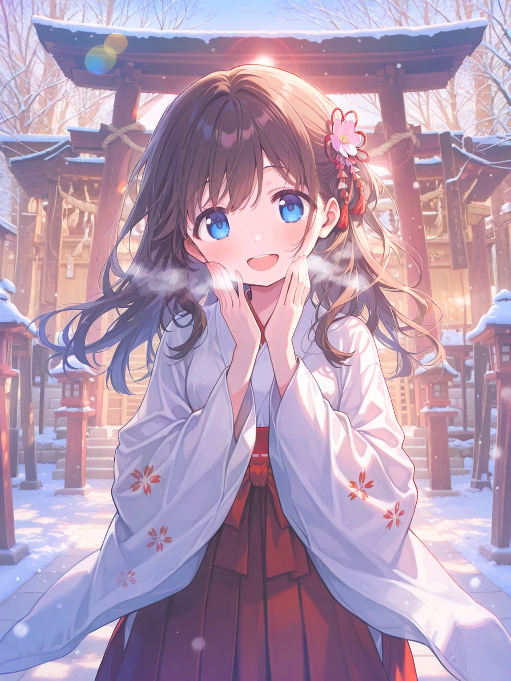 神社の朝は早い