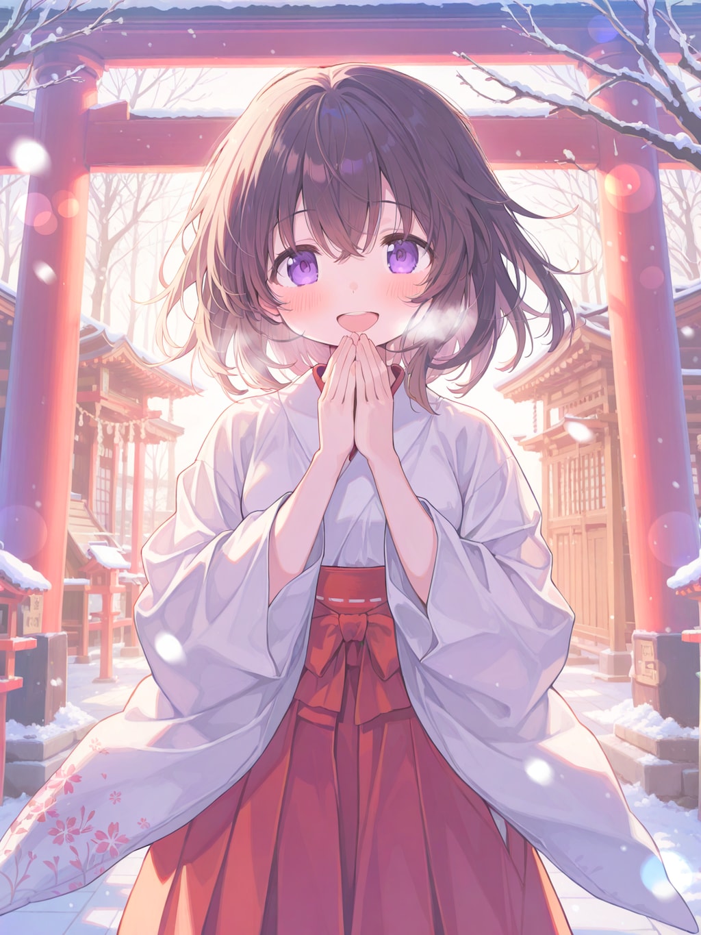 神社の朝は早い