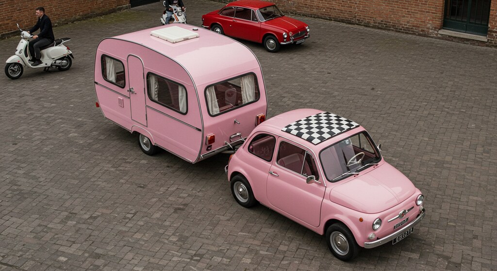 フィアット500チンクエチェントキャンピングカー