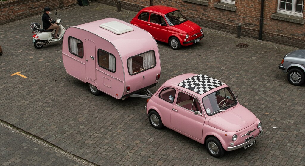 フィアット500チンクエチェントキャンピングカー