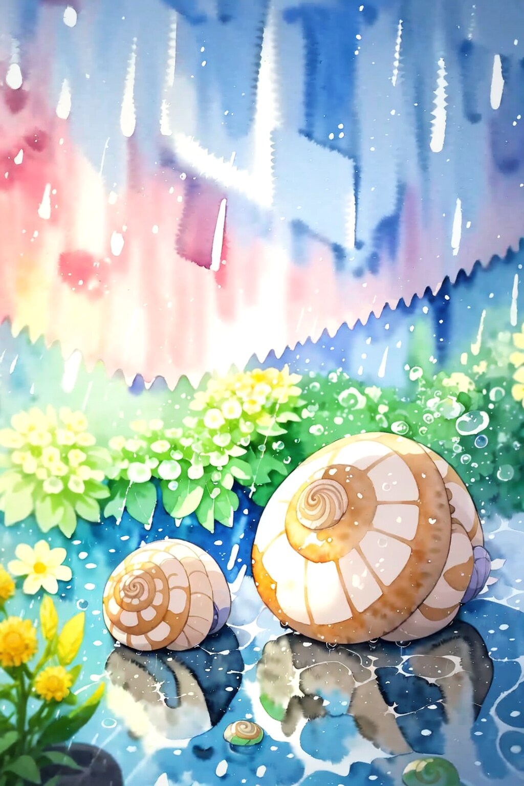 雨降ってるんで | の人気AIイラスト・グラビア