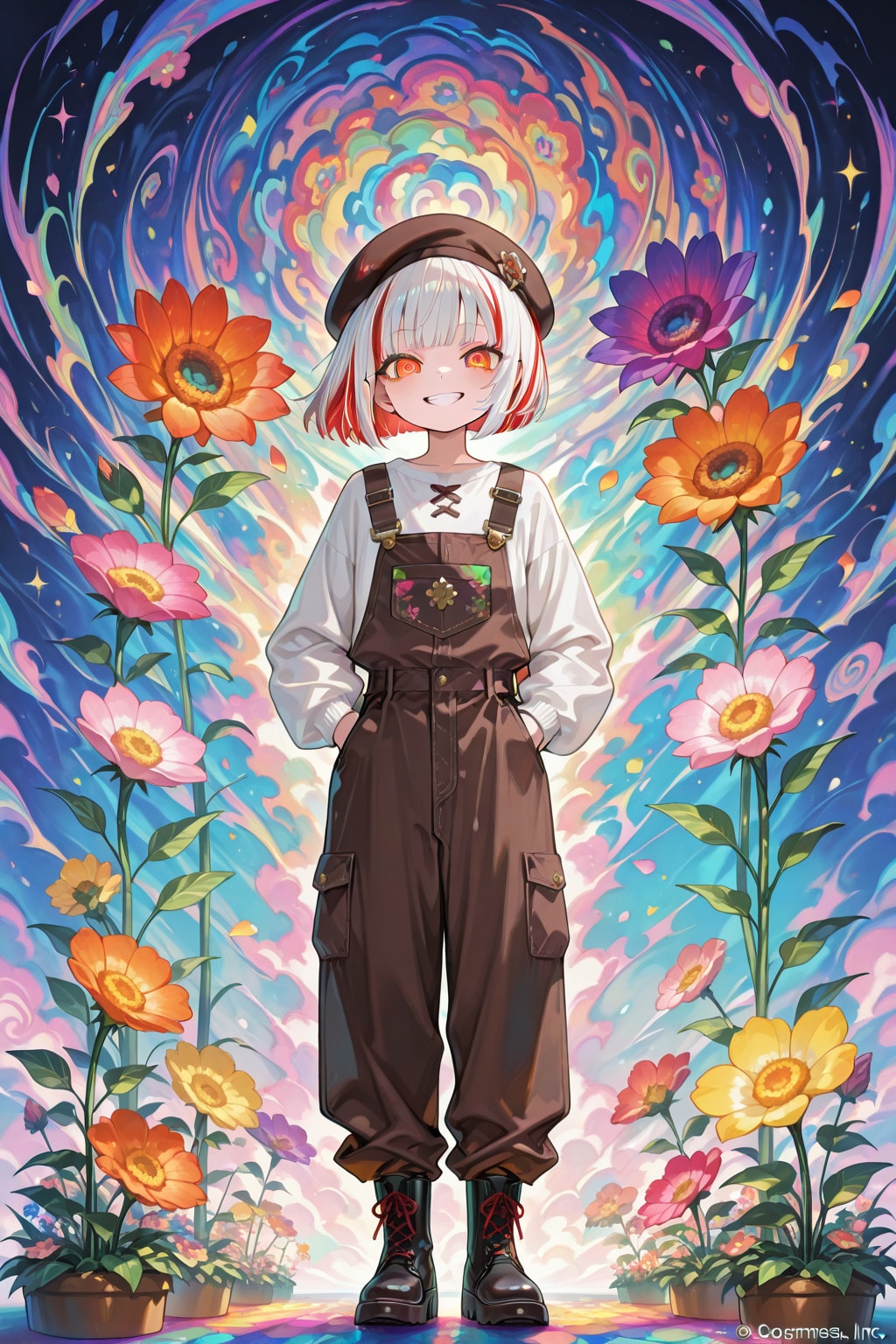 白遊ちむと夢の世界の花