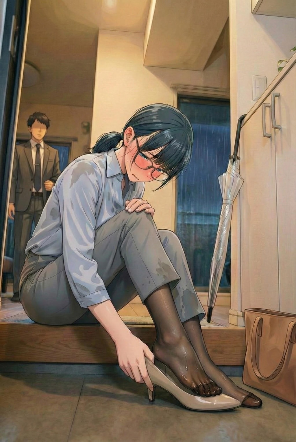 初めて家に誘われたのに…