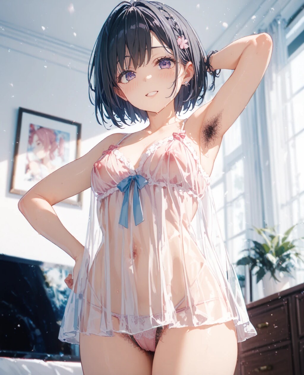 ワキ毛フェチ？