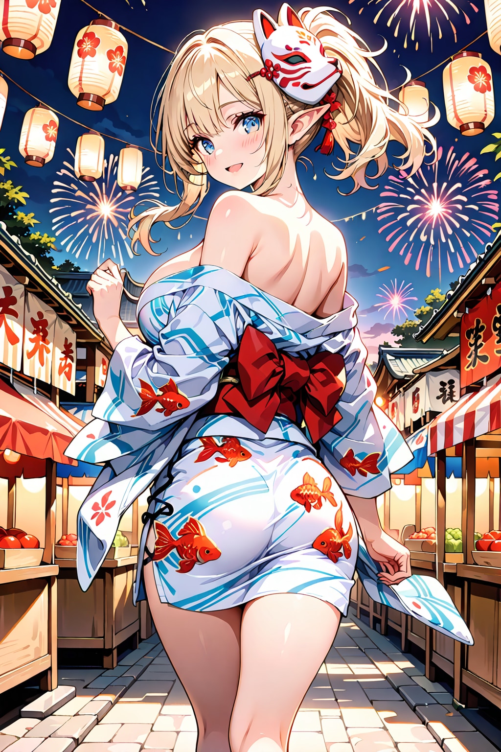 花火、始まったね