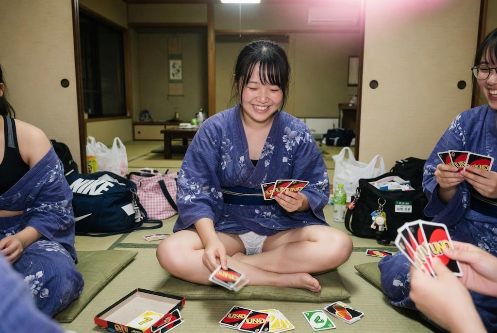 修学旅行の夜に...