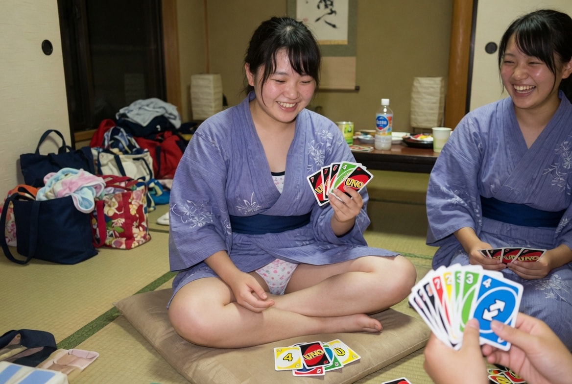 修学旅行の夜に...