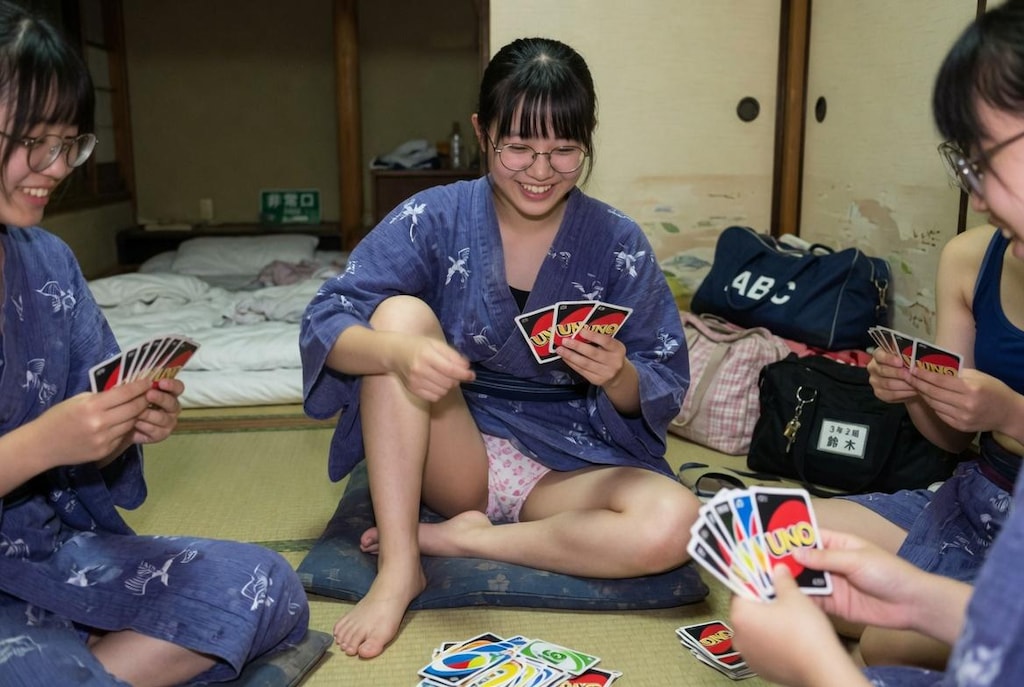 修学旅行の夜に...