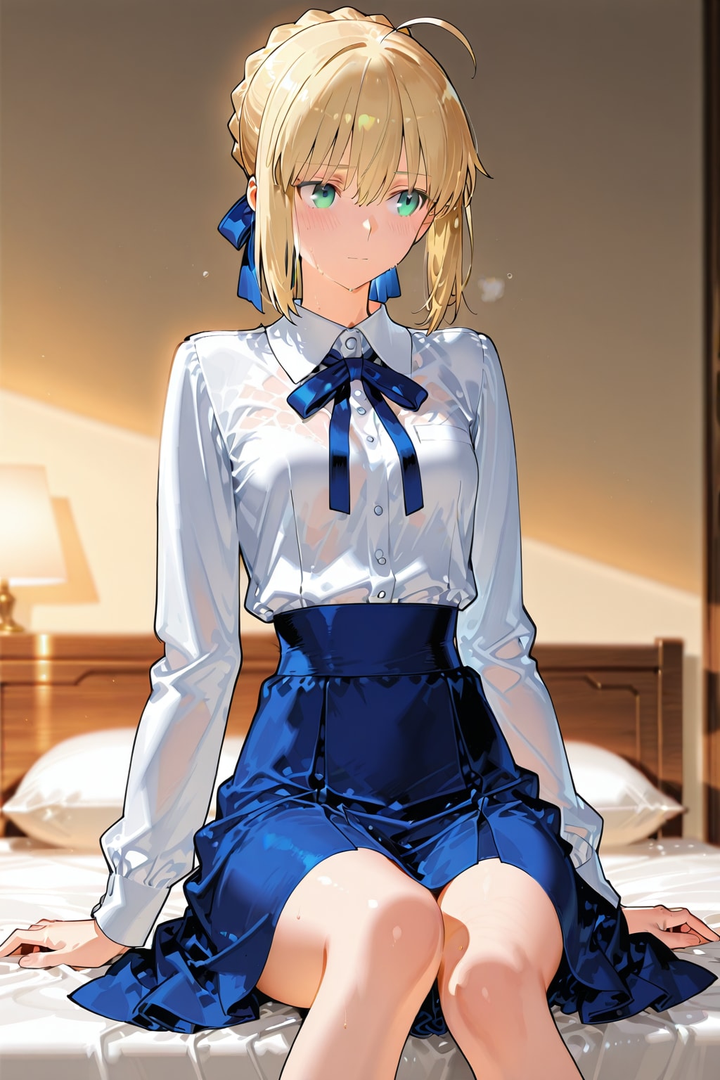 着替えが終わりましたので・・・待っています。