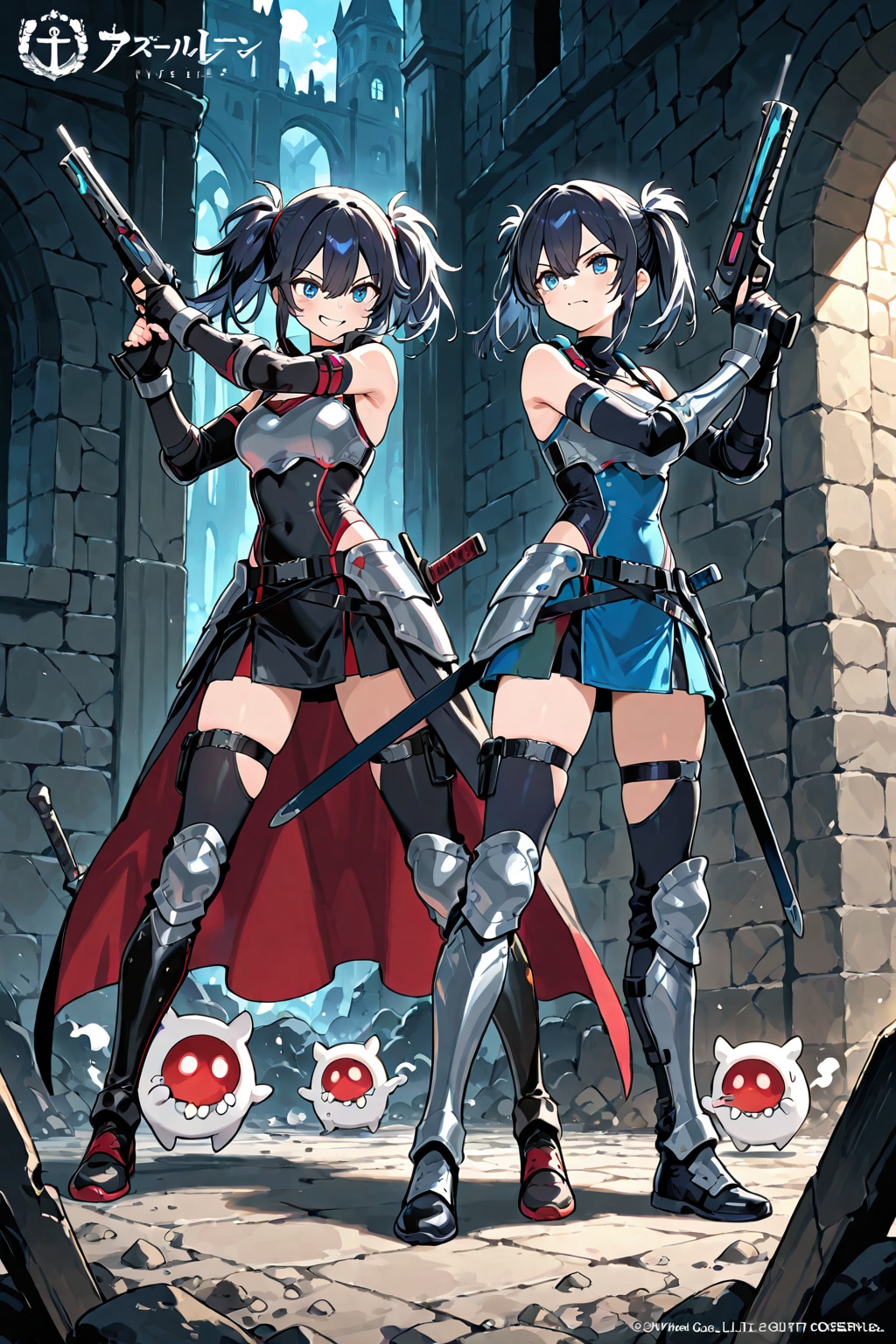 双子のバウンティハンター | の人気AIイラスト・グラビア