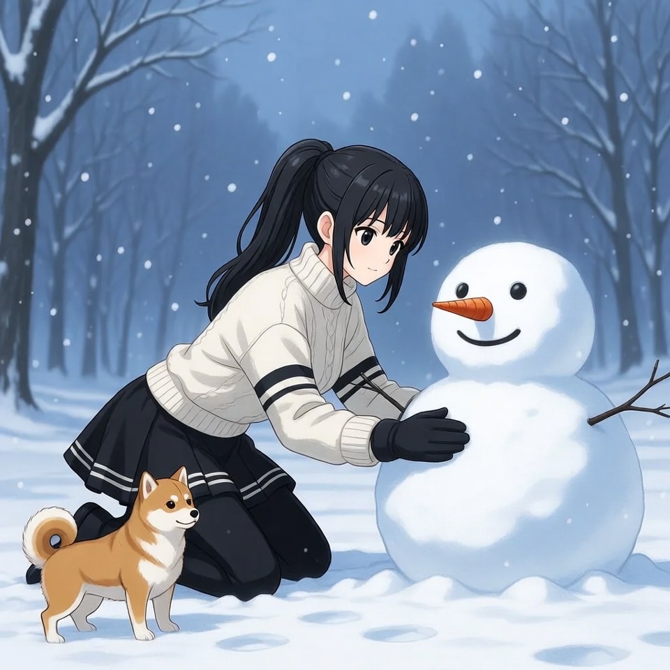 ゆきだるま | の人気AIイラスト・グラビア