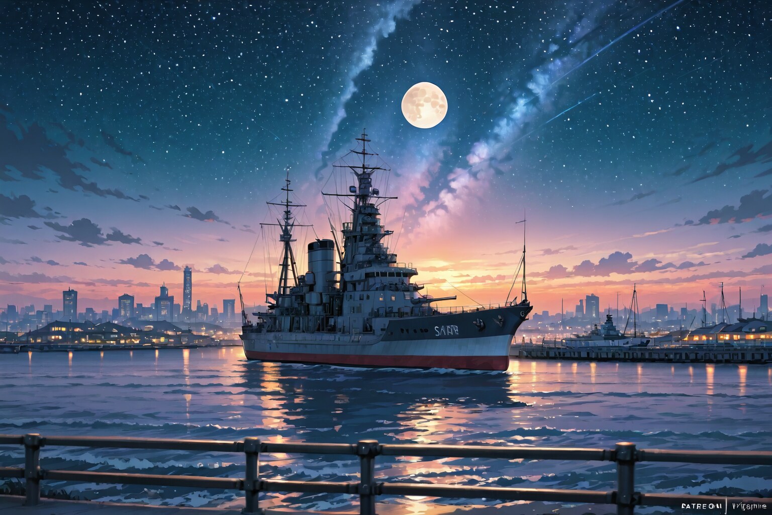 DAISY. 軍艦と月夜