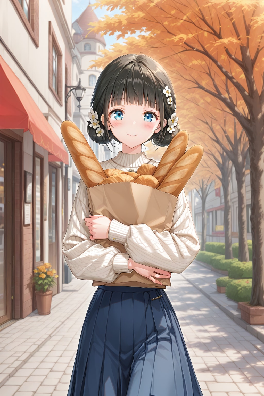 パン屋🥖さん帰りのおだんごちゃん🍡✨