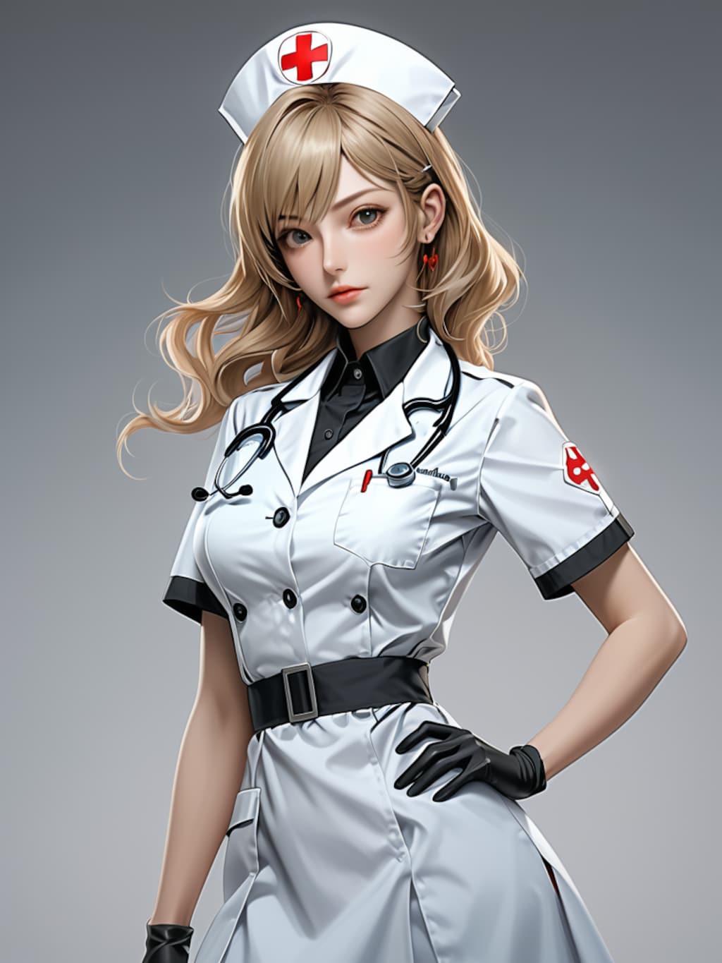 medical steampunk girl