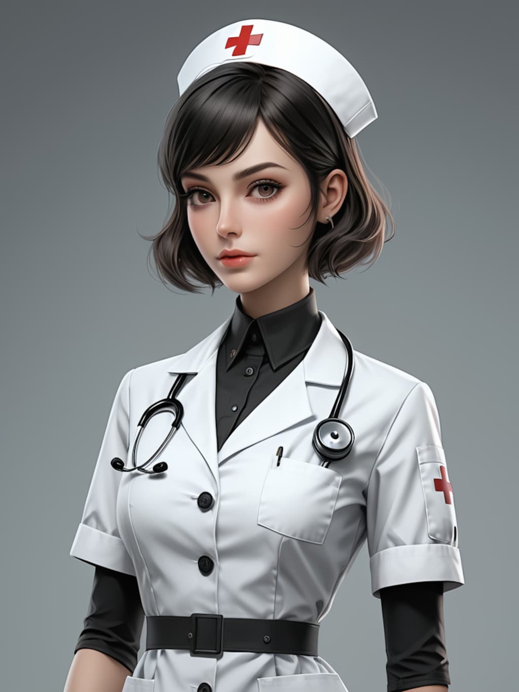 medical steampunk girl
